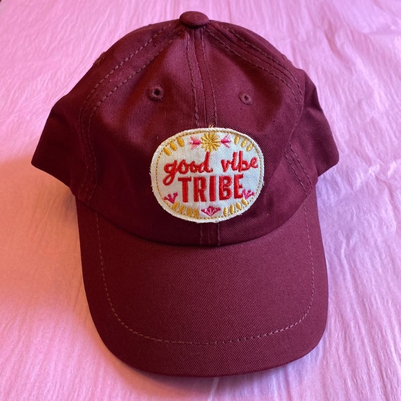 NWOT Good Vibe Tribe Embroidered Baseball Hat - Picture 1 of 5